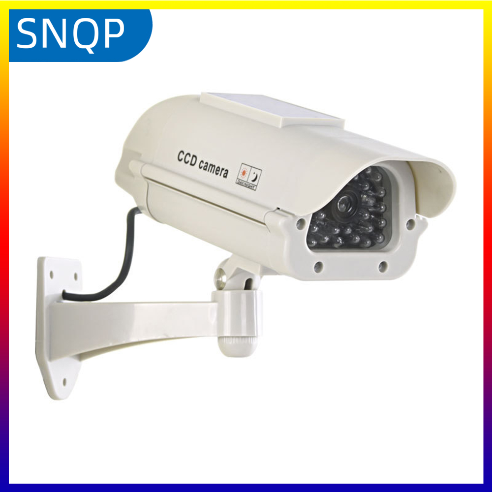 Home Security Camera Installation - Simulation Solar Camera Waterproof Fake Camera