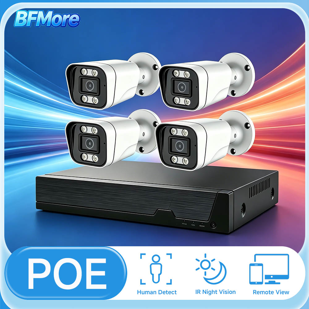 Home Security Nvr - BFMore 8MP 4K Ai Human Detection