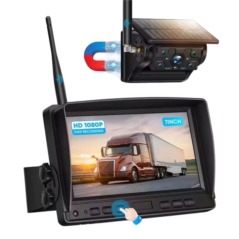 Camera Solar Wireless - N75R-Reverse Backup Camera With Wireless Solar