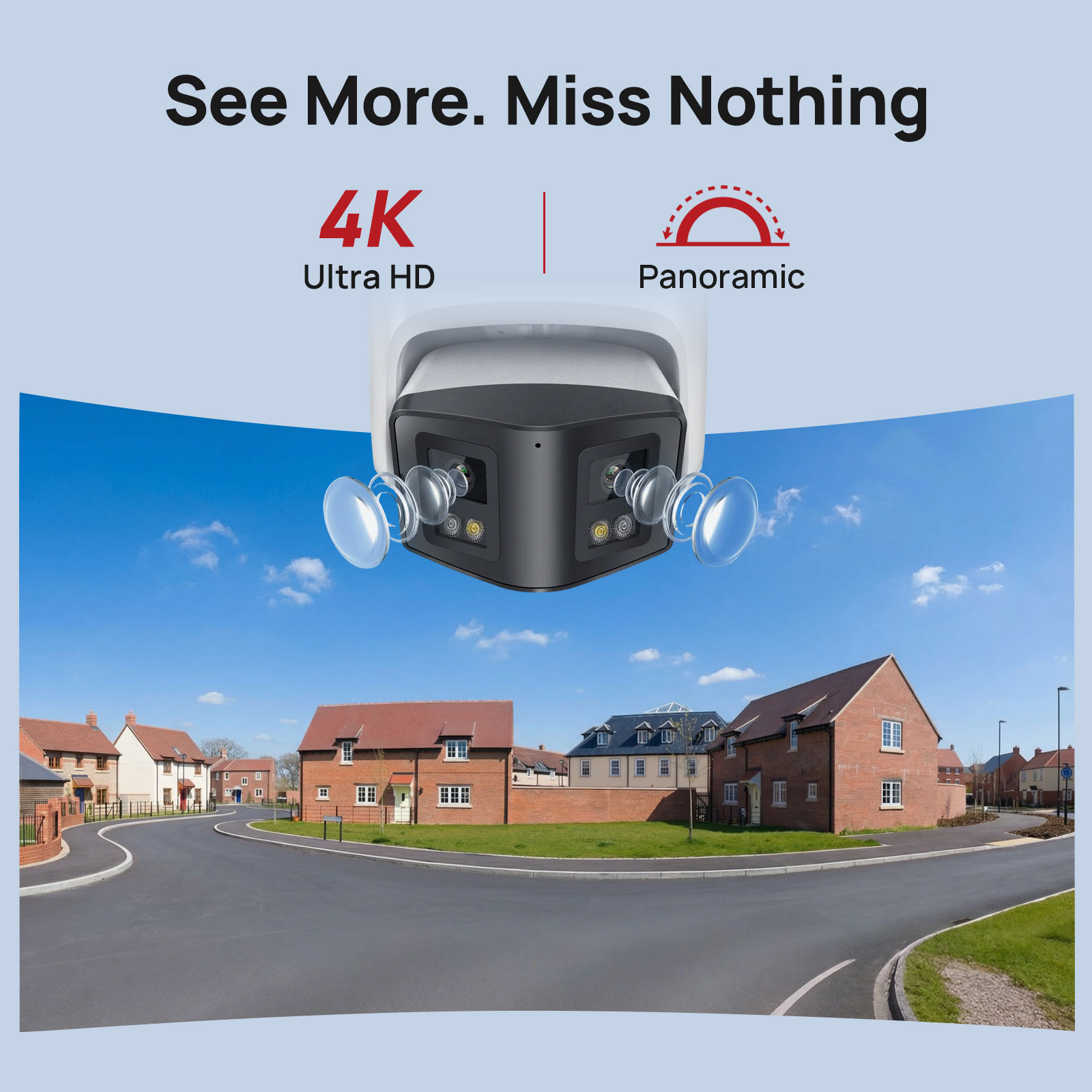 Vikylin Panoramic 4/8MP Dual L - Home Security System Hikvision recension och pris