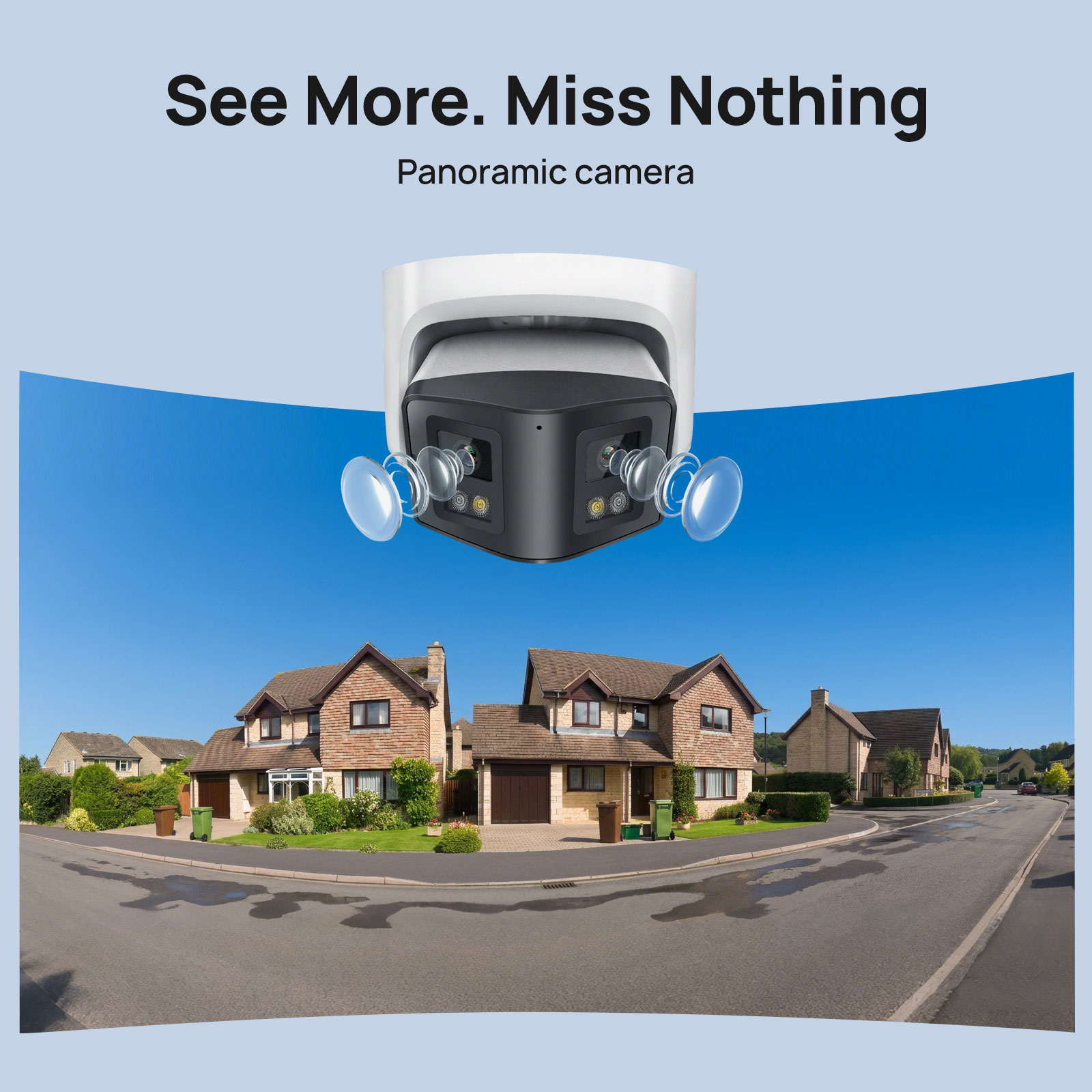 Vikylin Panoramic 4/8MP Dual L - Home Security System Hikvision recension och pris