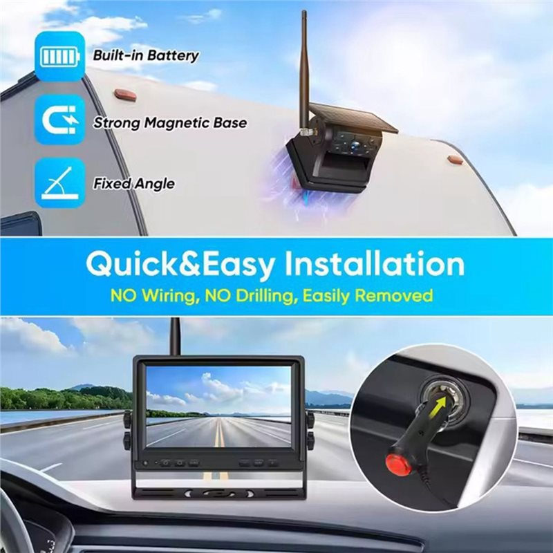 B44C Wireless Solar Powered Re - Camera Solar Wireless recension och pris