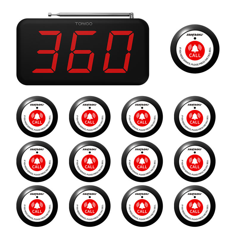 Wireless 3-Digits Cafe Buzzer  - Home Security Companies recension och pris