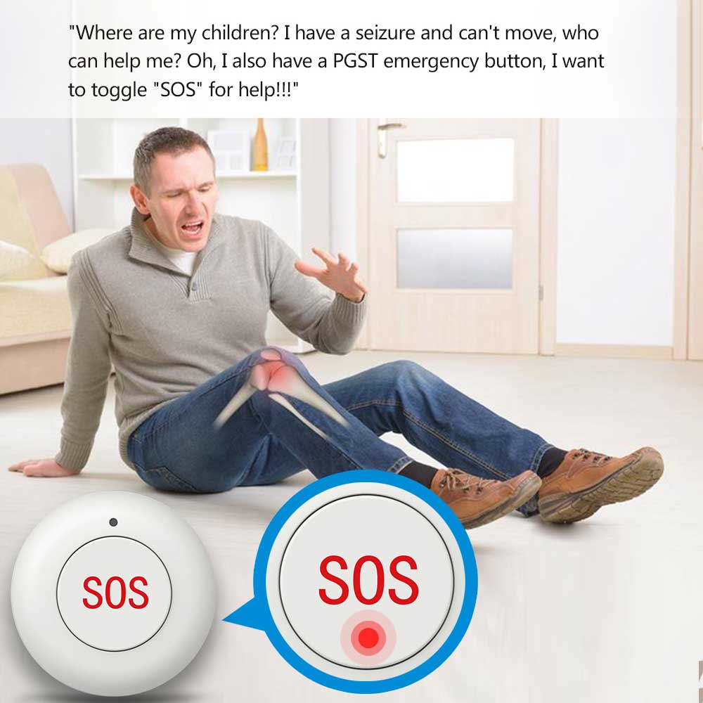 Wireless SOS Button Smart Home - Home Security Technology recension och pris