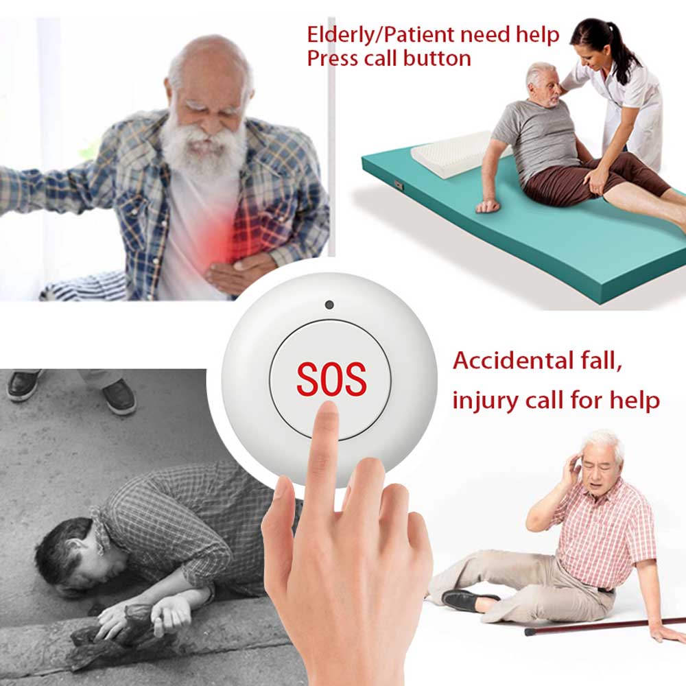 Wireless SOS Button Smart Home - Home Security Technology recension och pris