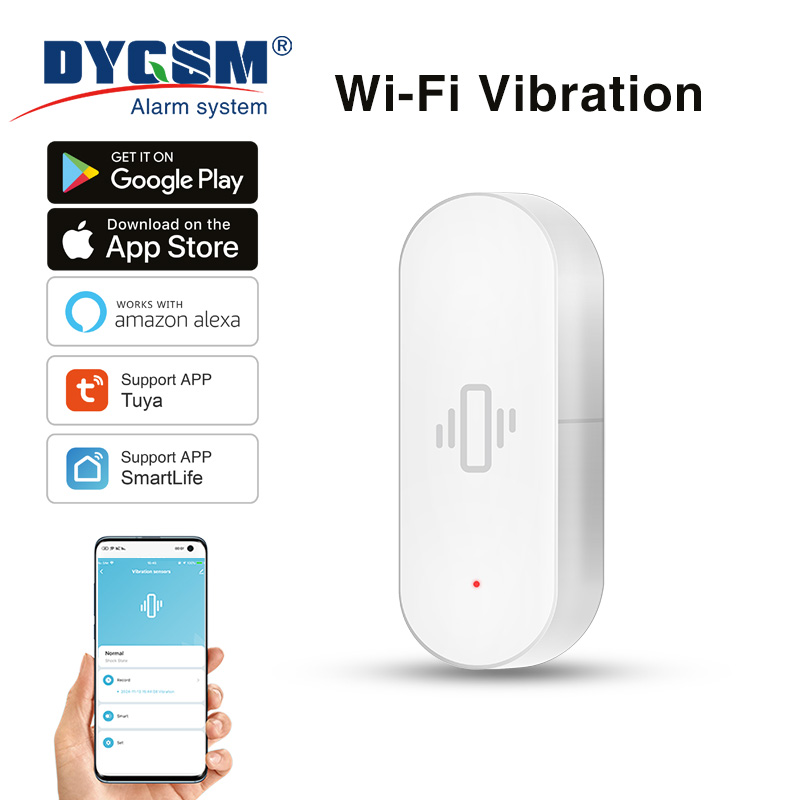 Tuya WiFi Vibration Sensor, Se - Home Security App recension och pris