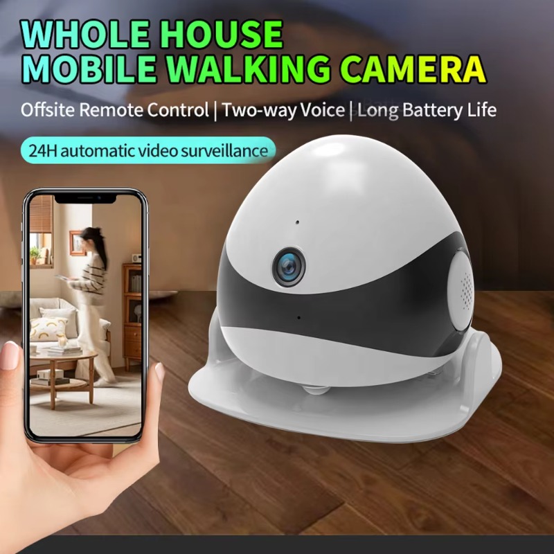 Wireless 2K HD Mobile Pet Comp - Home Security Ai recension och pris