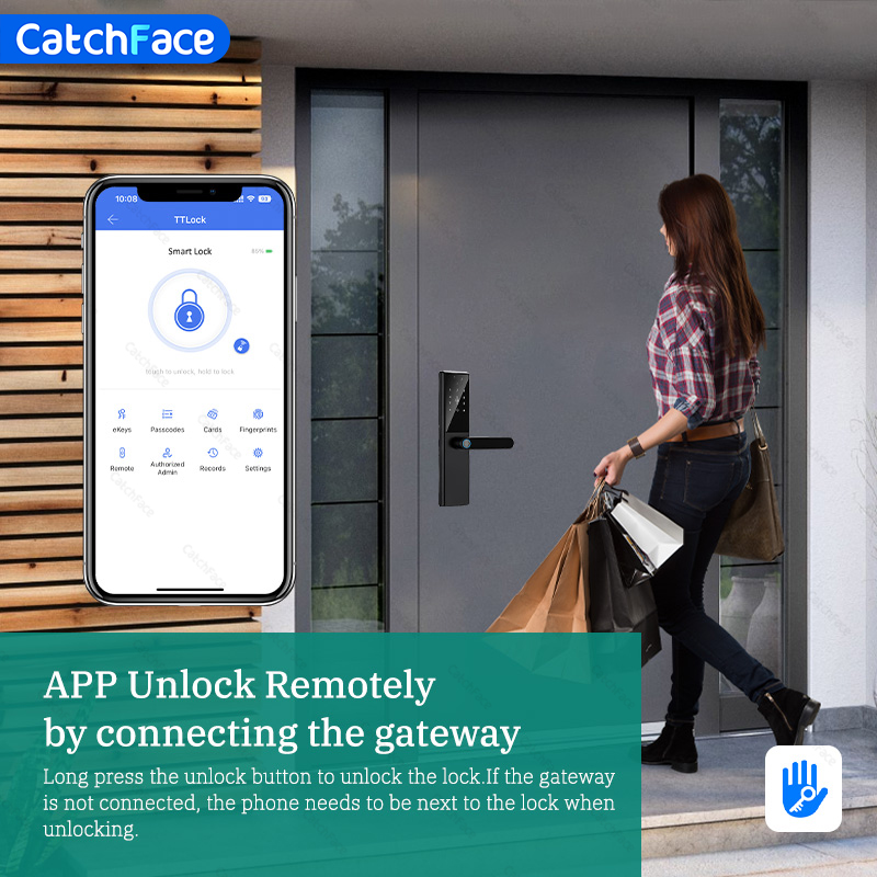 Bluetooth Fingerprint Door Loc - Home Security Brand recension och pris