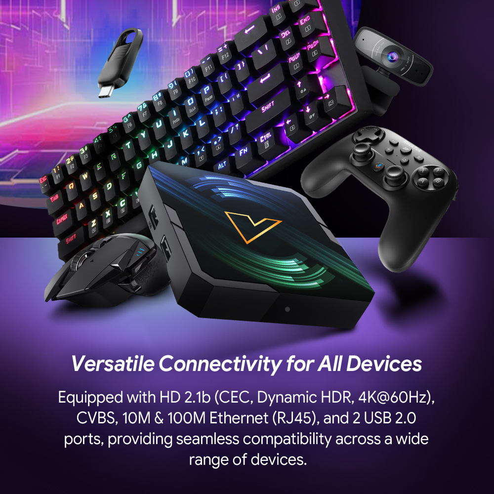 VONTAR R5 ATV Android14 TV Box - Home Security Ai recension och pris