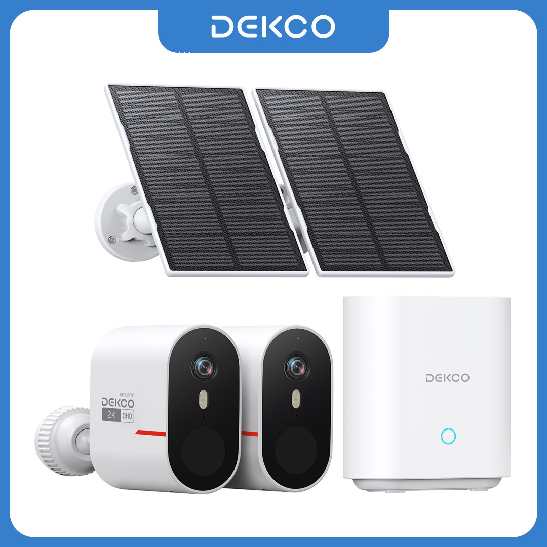 Dekco 3MP WiFi Solar Camera Sy - Home Security And Camera System recension och pris