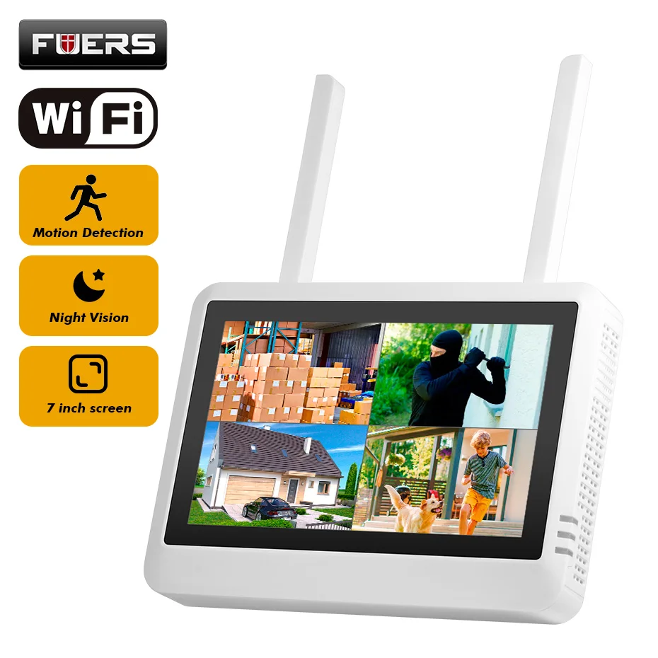 FUERS 8CH Wireless NVR Securit - Home Security Nvr recension och pris