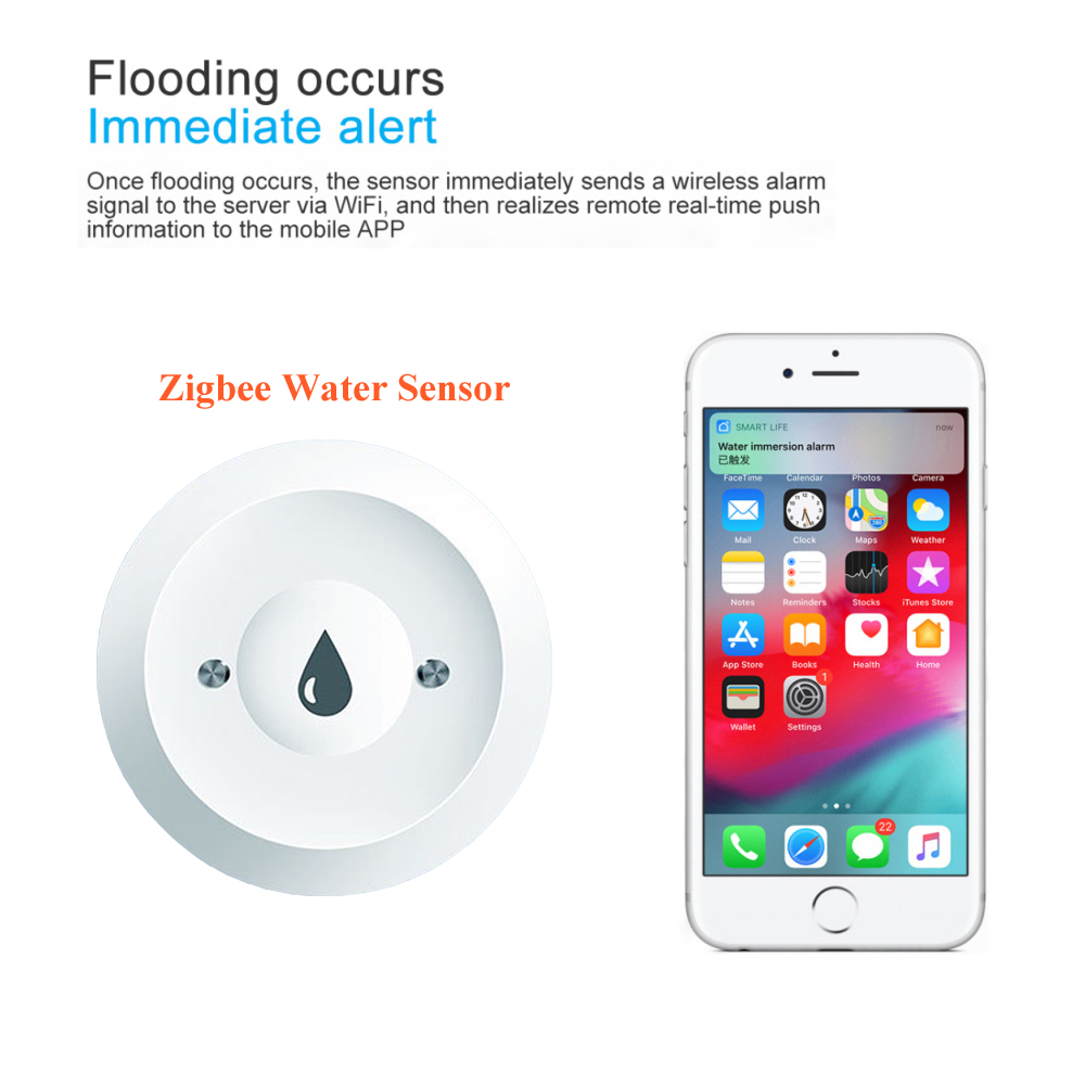 Tuya Water Leak Sensor Smart H - Home Security App recension och pris