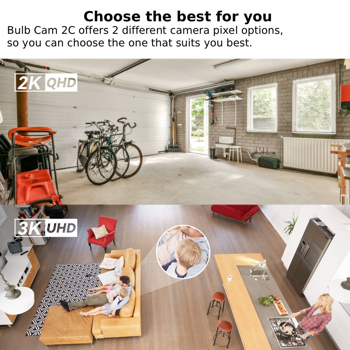IMOU Bulb Cam 2C 3MP/5MP 2K/3K - Home Security Ai recension och pris