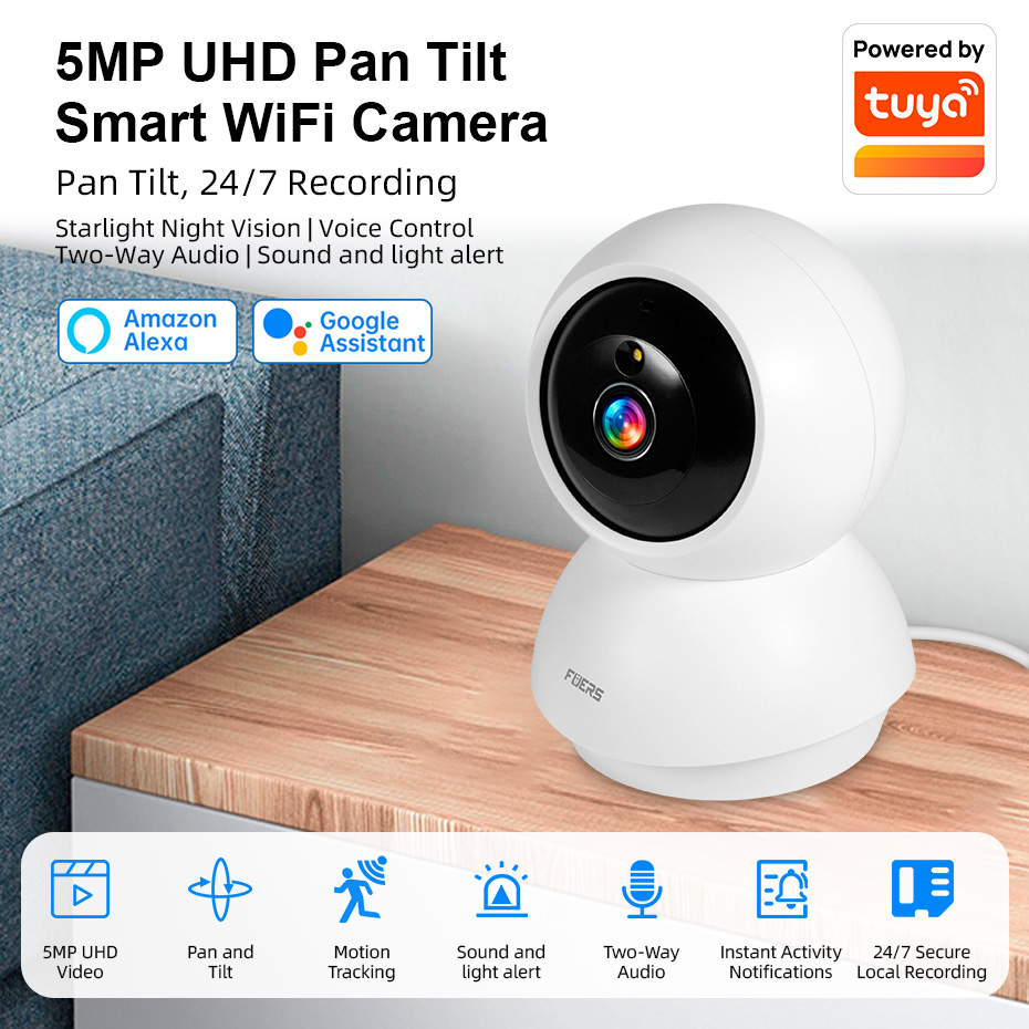 Fuers 5MP WiFi Camera Home Ind - Home Security Ai recension och pris