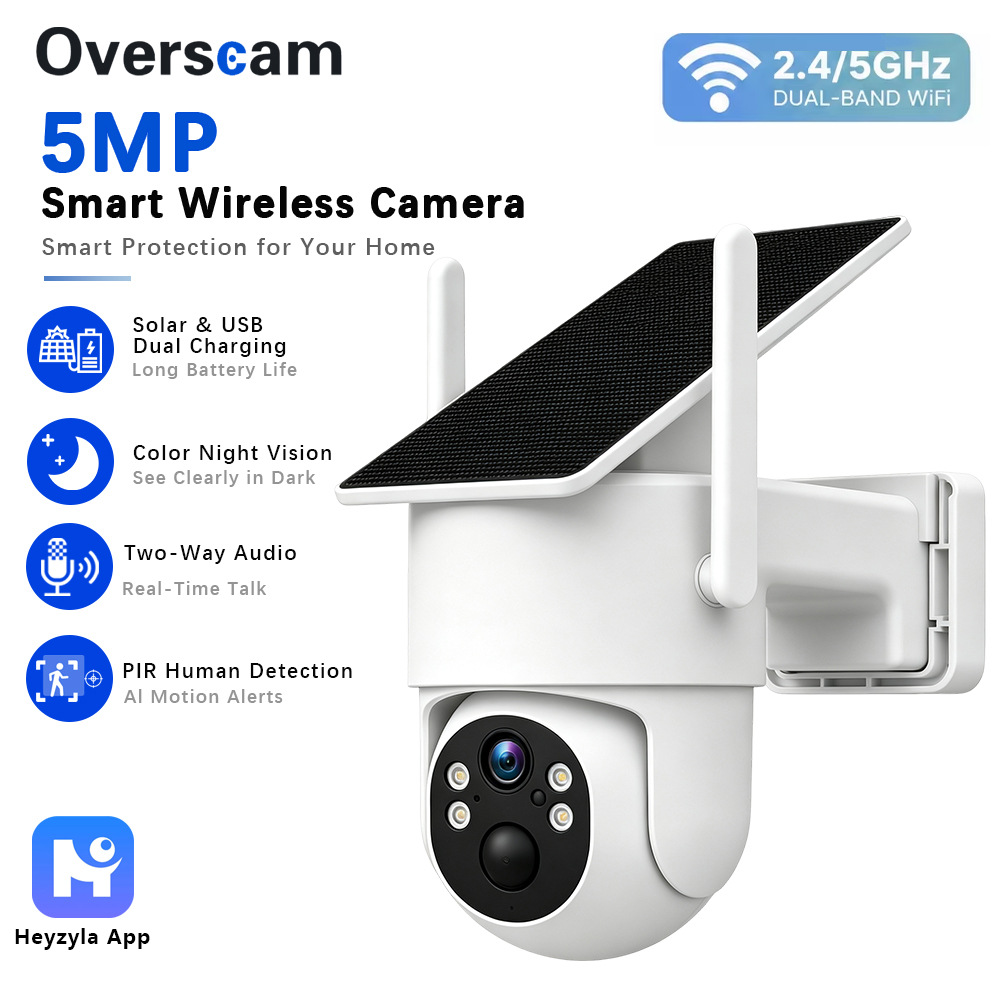 5MP Solar Powered PTZ Camera F - Camera Solar Wireless recension och pris