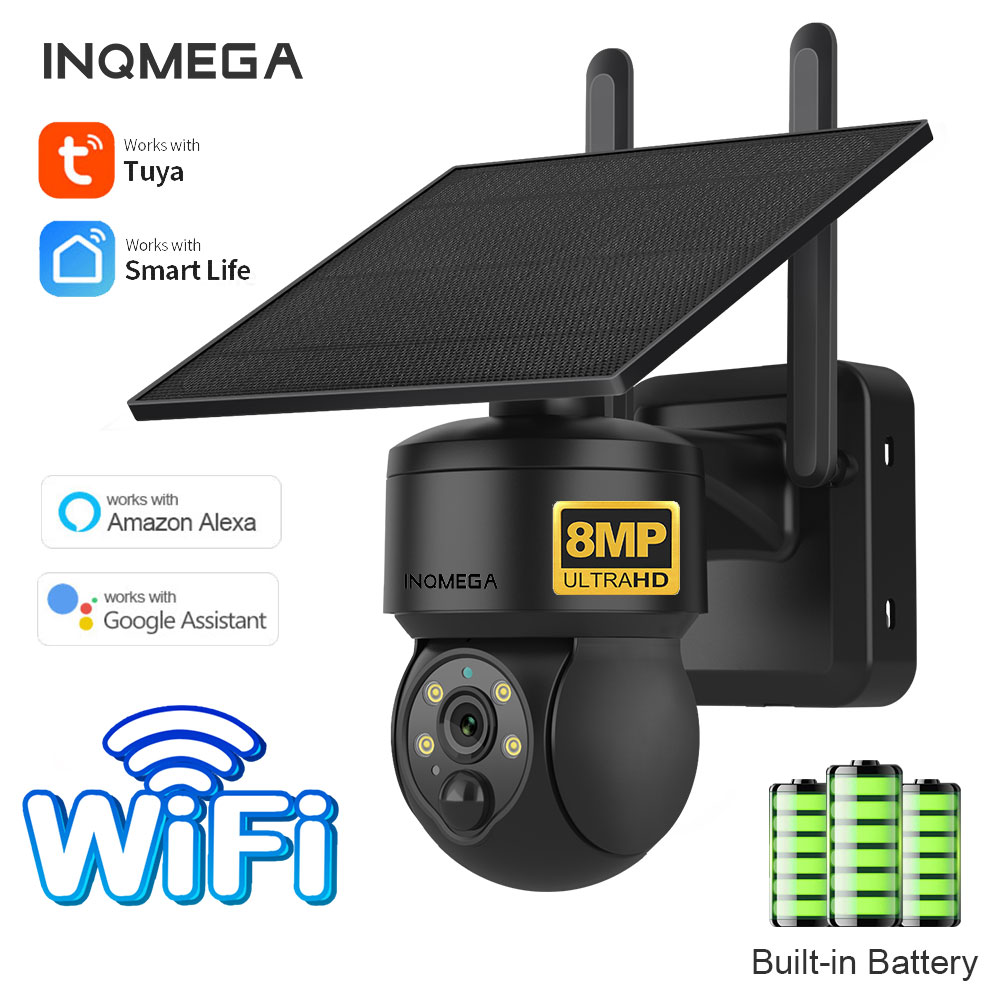 INQMEGA 8MP TUYA Solar Camera  - Camera Solar Wireless recension och pris