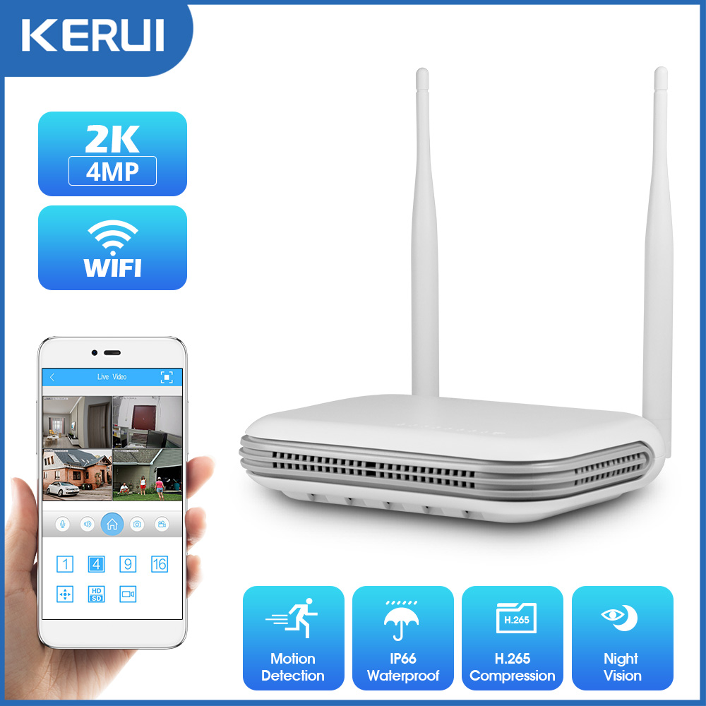 KERUI 2K 3K 4MP 8CH NVR WIFI O - Home Security Nvr recension och pris