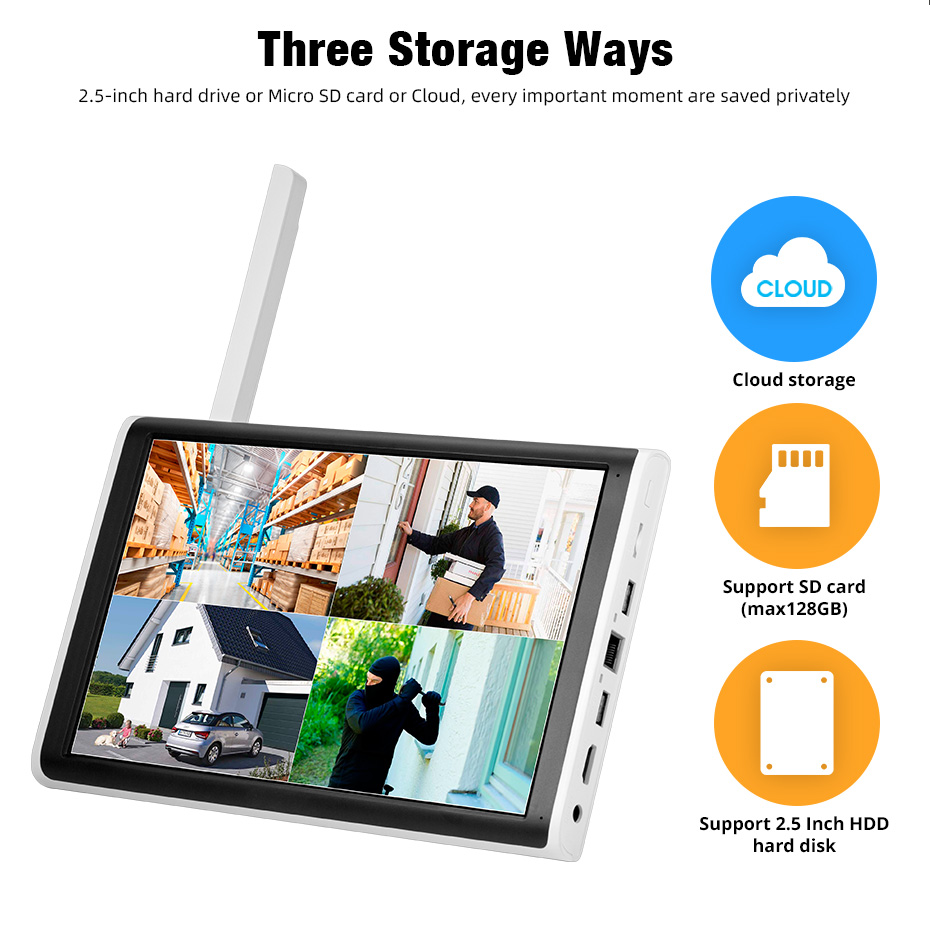 KERUI 2K 3K 4MP 8CH NVR WIFI O - Home Security Nvr recension och pris