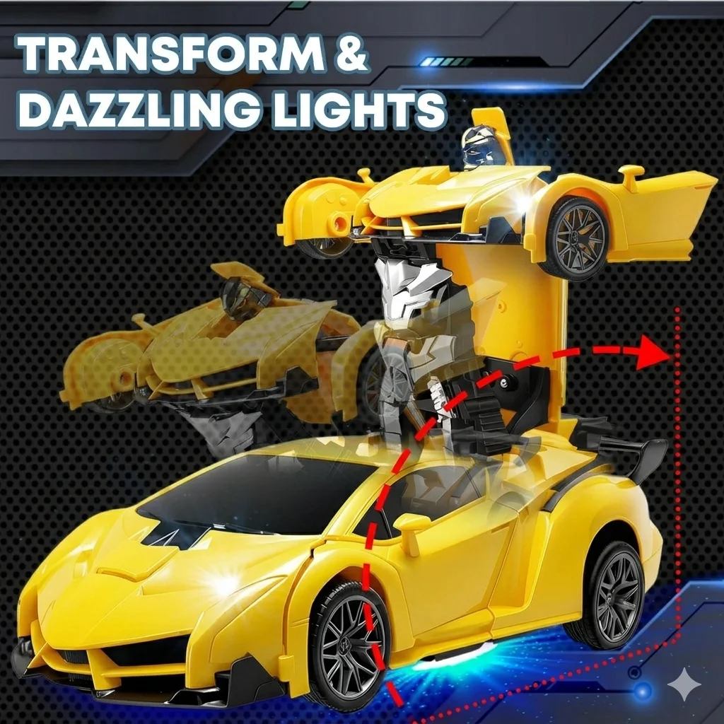 2 in 1 RC Transforming Car Rob - Home Security Companies recension och pris