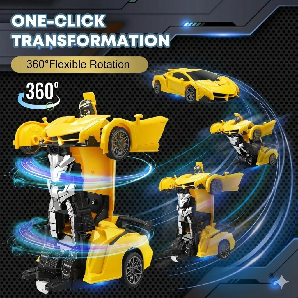 2 in 1 RC Transforming Car Rob - Home Security Companies recension och pris