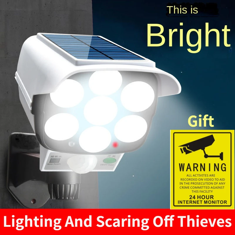 Outdoor Solar Light Motion Sen - Home Security Camera Installation recension och pris