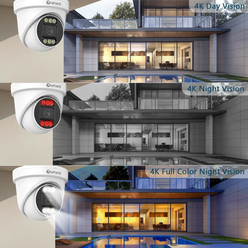OEM 8MP 4K 25FPS PoE IP Camera - Home Security And Camera System recension och pris