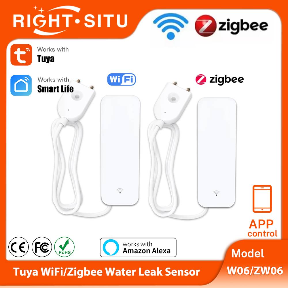 Tuya WiFi Zigbee Water Sensor  - Home Security Guard recension och pris