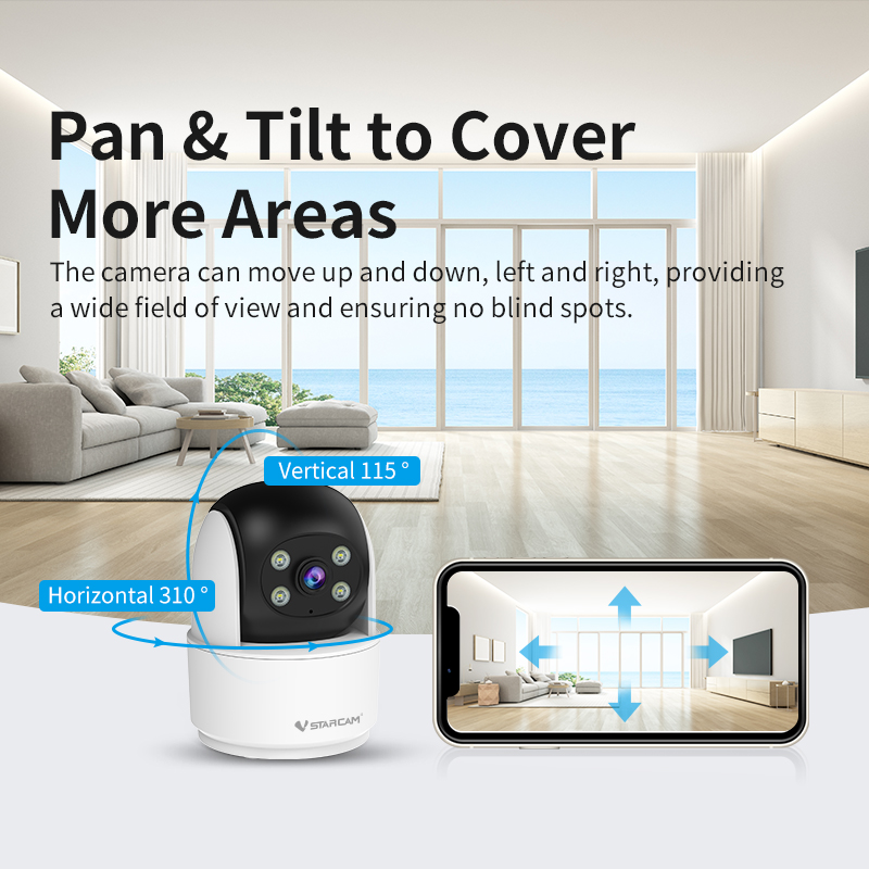 Vstarcam C996 3MP 1296P O-Kam  - Home Security Ai recension och pris
