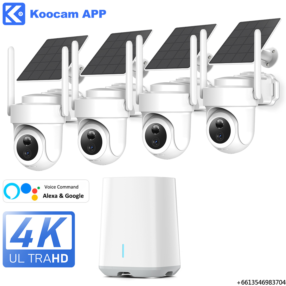 HomeBase 4-Cam Kit 5G/2.4G 8MP - Camera Solar Wireless recension och pris