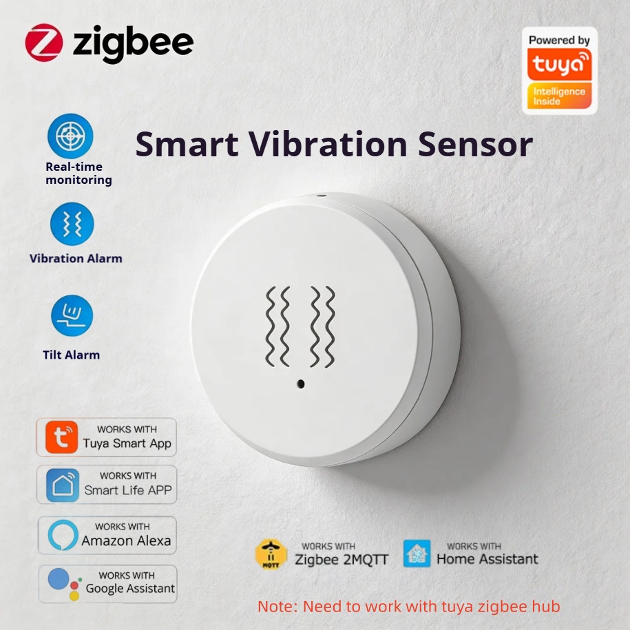 Tuya Zigbee Smart Vibration Se - Home Security App recension och pris