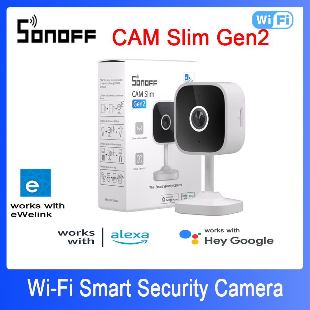 SONOFF CAM Slim Gen2 WiFi Smar - Home Security Camera Installation recension och pris