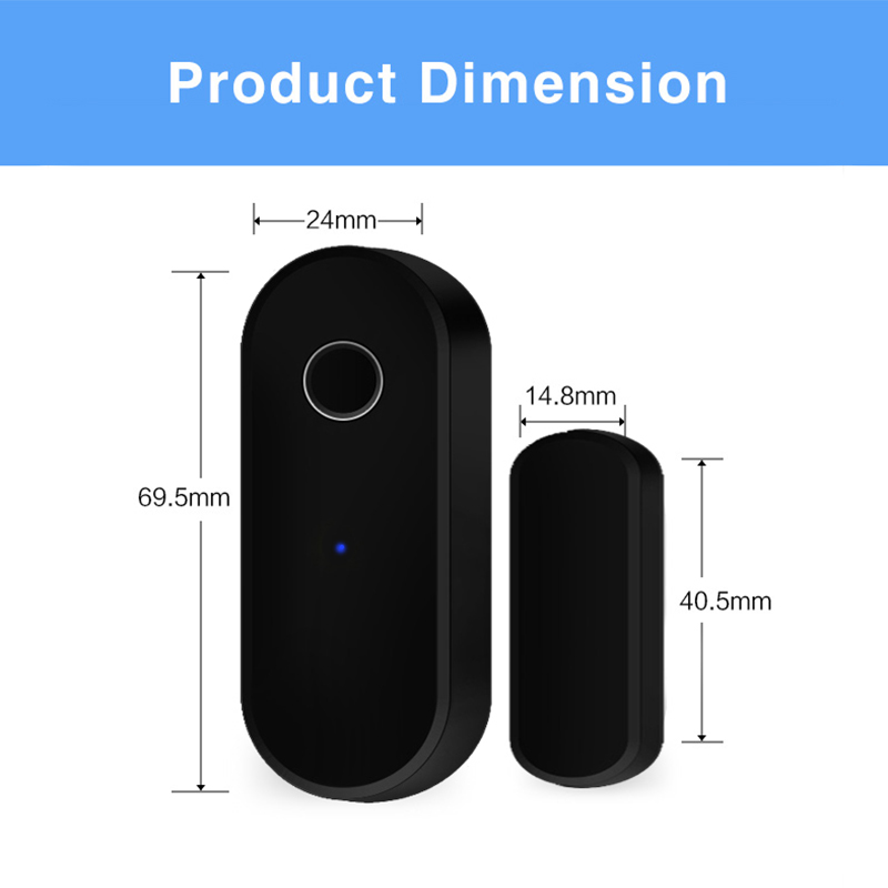 Tuya Smart Zigbee Door Sensor  - Home Security Technology recension och pris