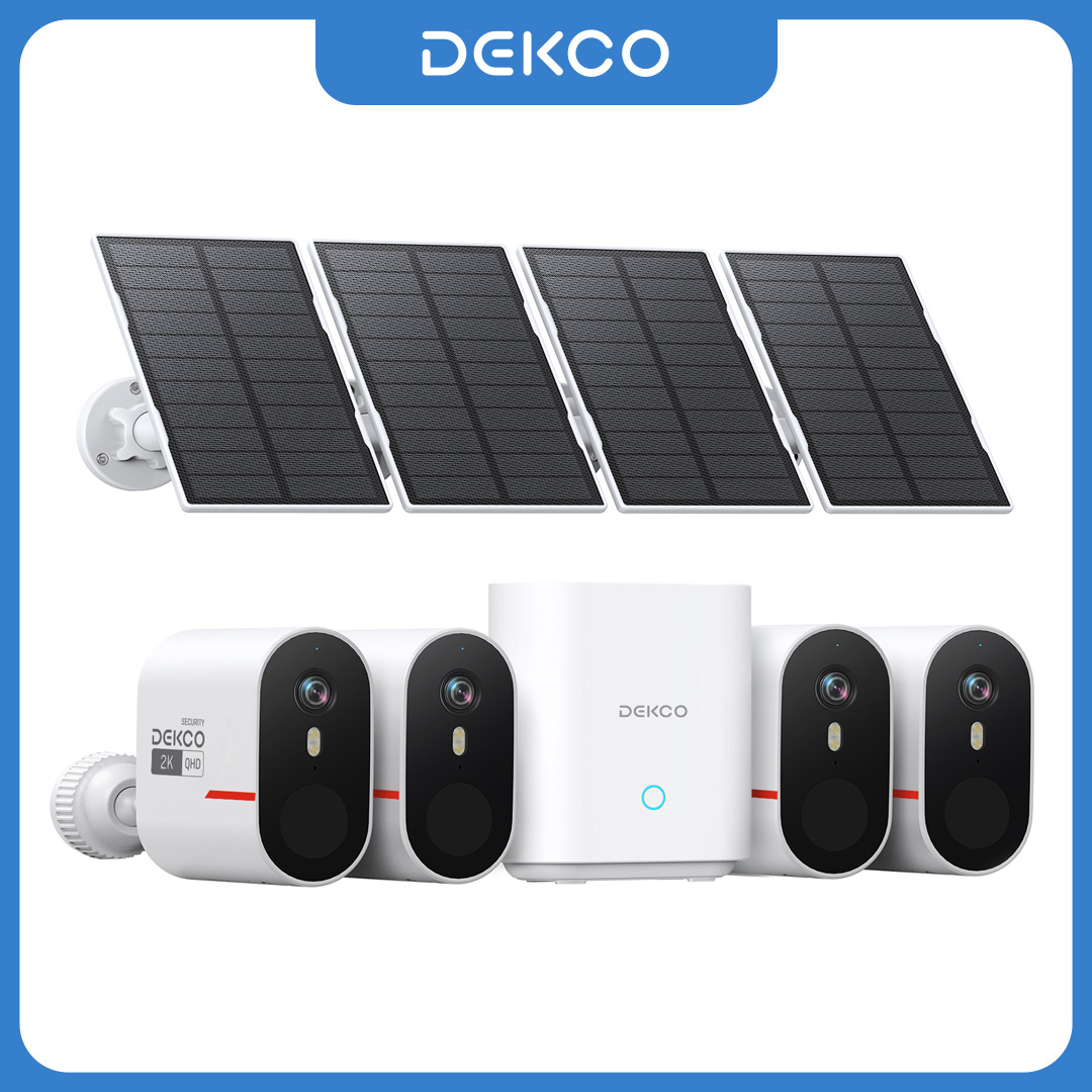 Dekco 3MP WiFi Solar Camera Sy - Home Security And Camera System recension och pris