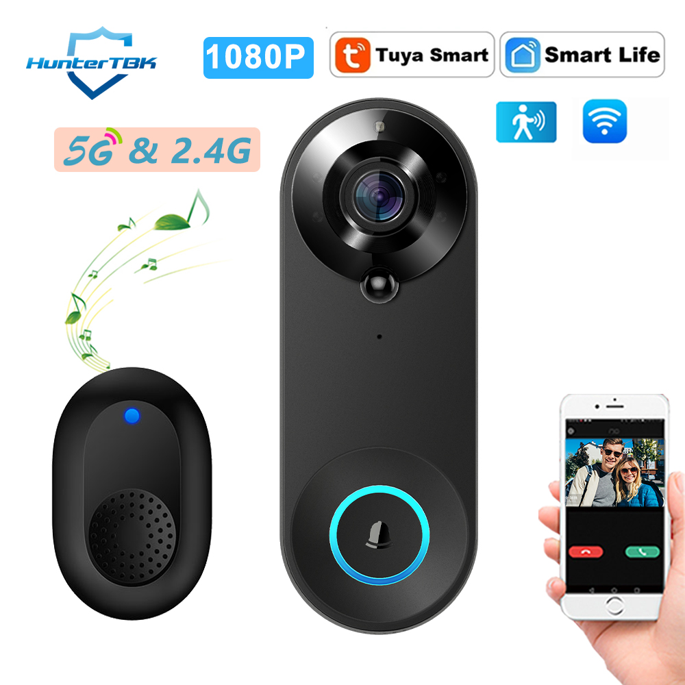 5G 2.4G WiFi Video Doorbell 10 - Home Security Camera Installation recension och pris