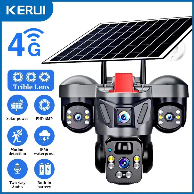 KERUI V380 Pro Outdoor PTZ 6MP - Home Security Camera Installation recension och pris