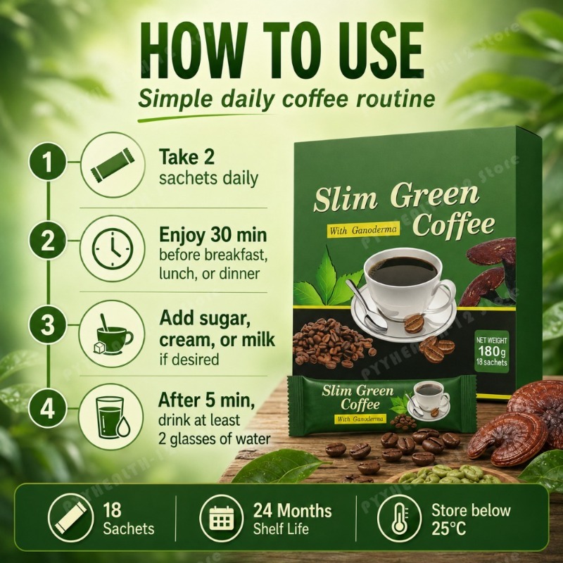 Slim Green Coffee Ganoderma Gr - Home Security Companies recension och pris