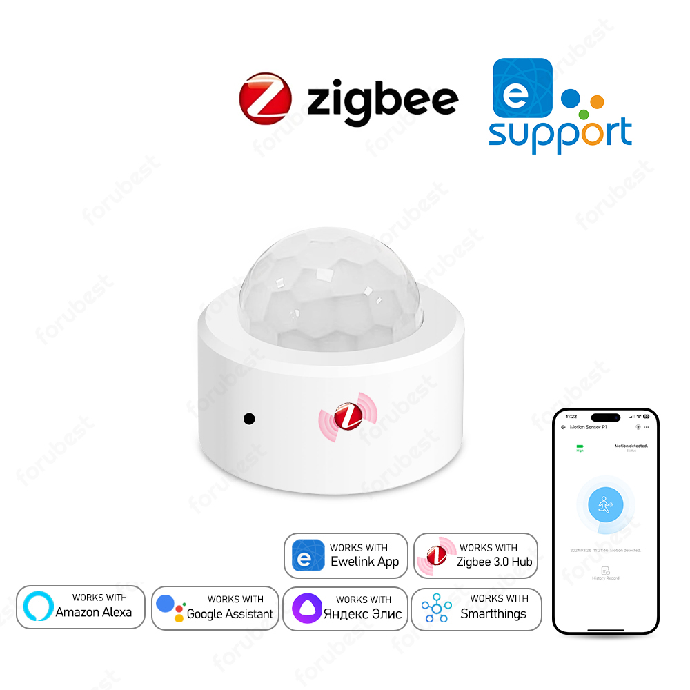 Zigbee 3.0 Human Motion Sensor - Home Security App recension och pris