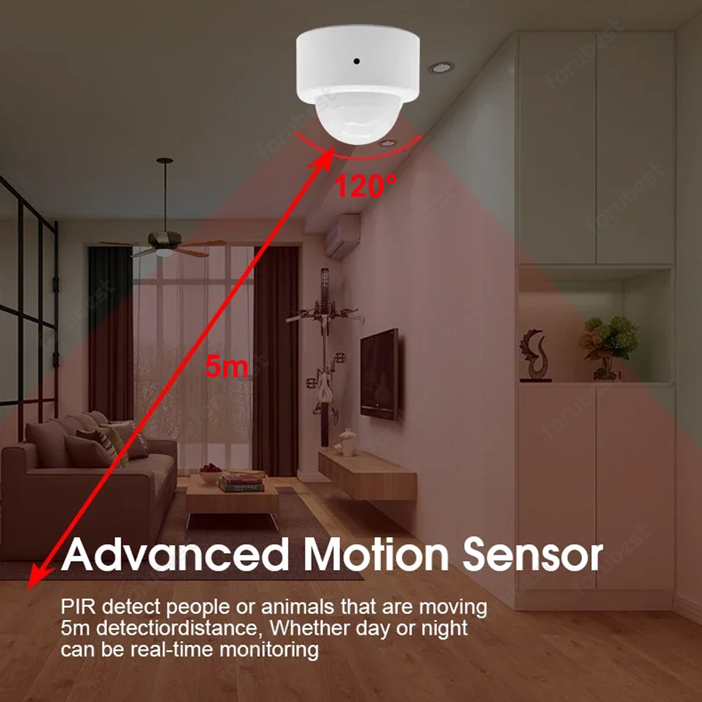 Zigbee 3.0 Human Motion Sensor - Home Security App recension och pris