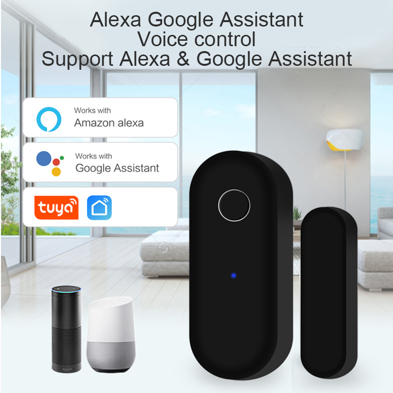 Tuya WiFi Door Open Close Dete - Home Security Technology recension och pris