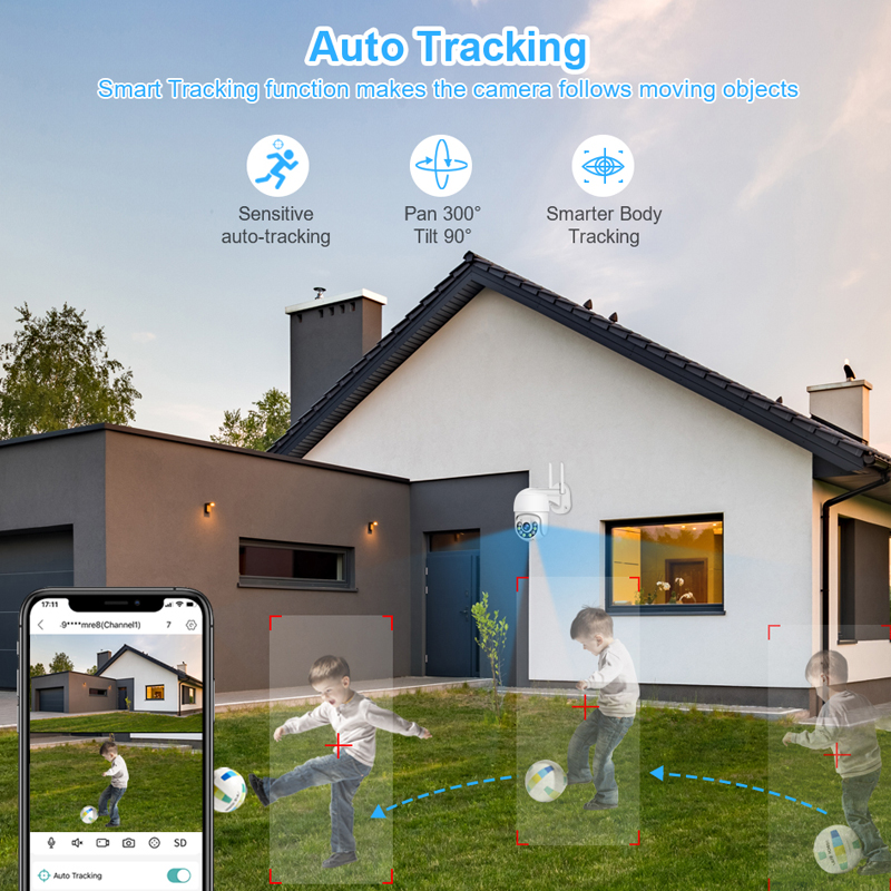 Smar 3MP Wireless CCTV Securit - Home Security Guard recension och pris