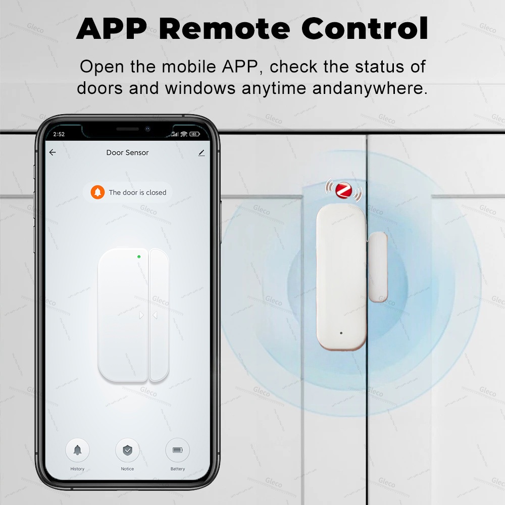 Tuya Zigbee Door Window Sensor - Home Security Technology recension och pris