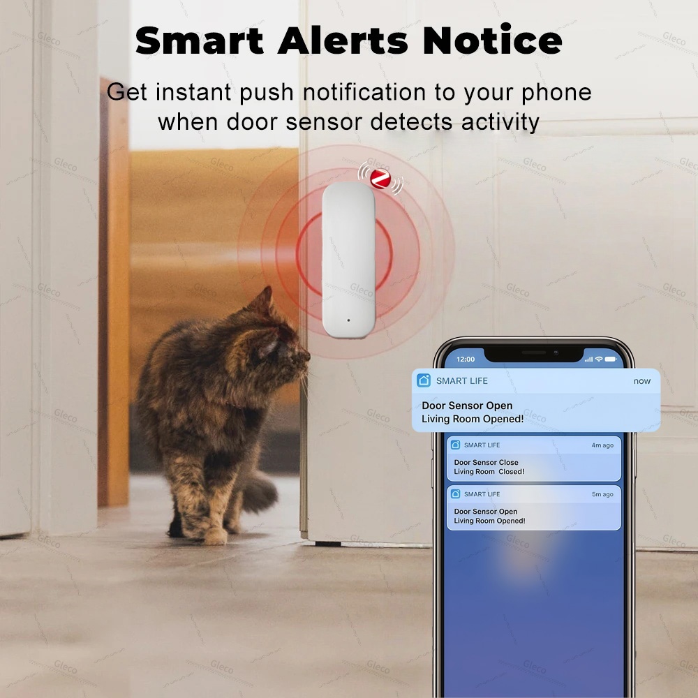 Tuya Zigbee Door Window Sensor - Home Security Technology recension och pris