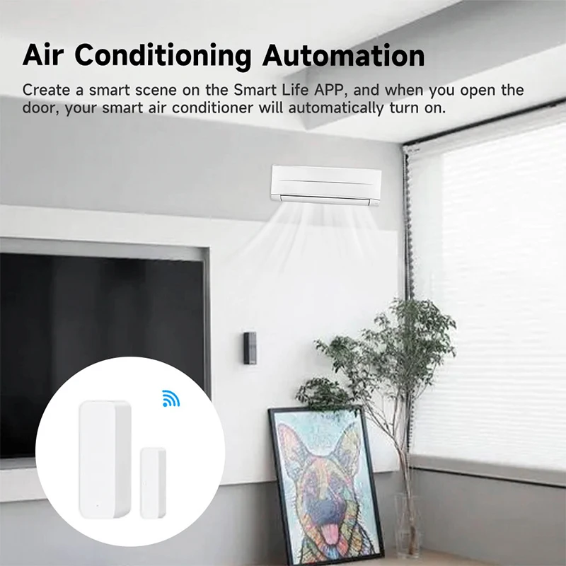 Tuya WiFi Smart Door Sensor Do - Home Security Technology recension och pris