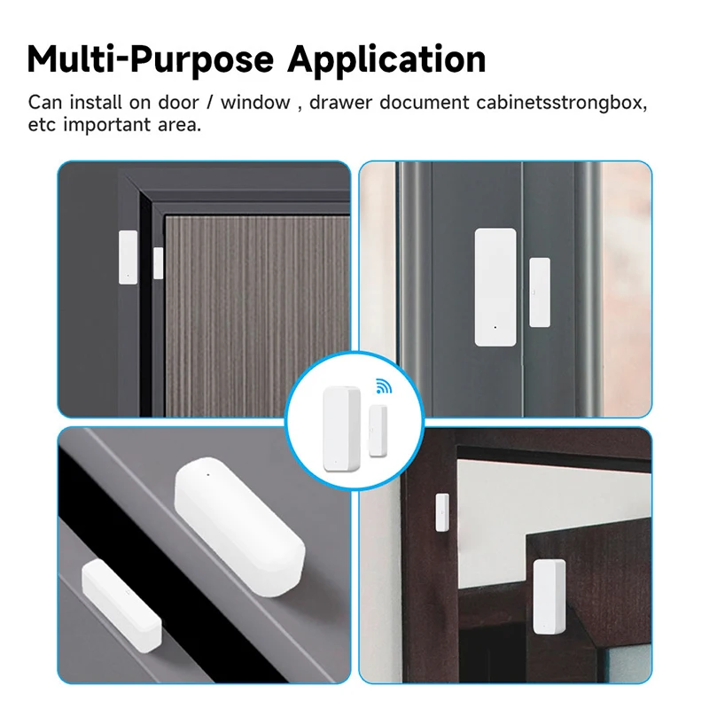 Tuya WiFi Smart Door Sensor Do - Home Security Technology recension och pris