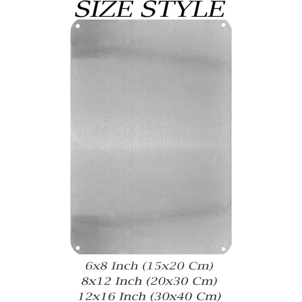 Aluminum metal sign wall decor - Home Security Logo recension och pris